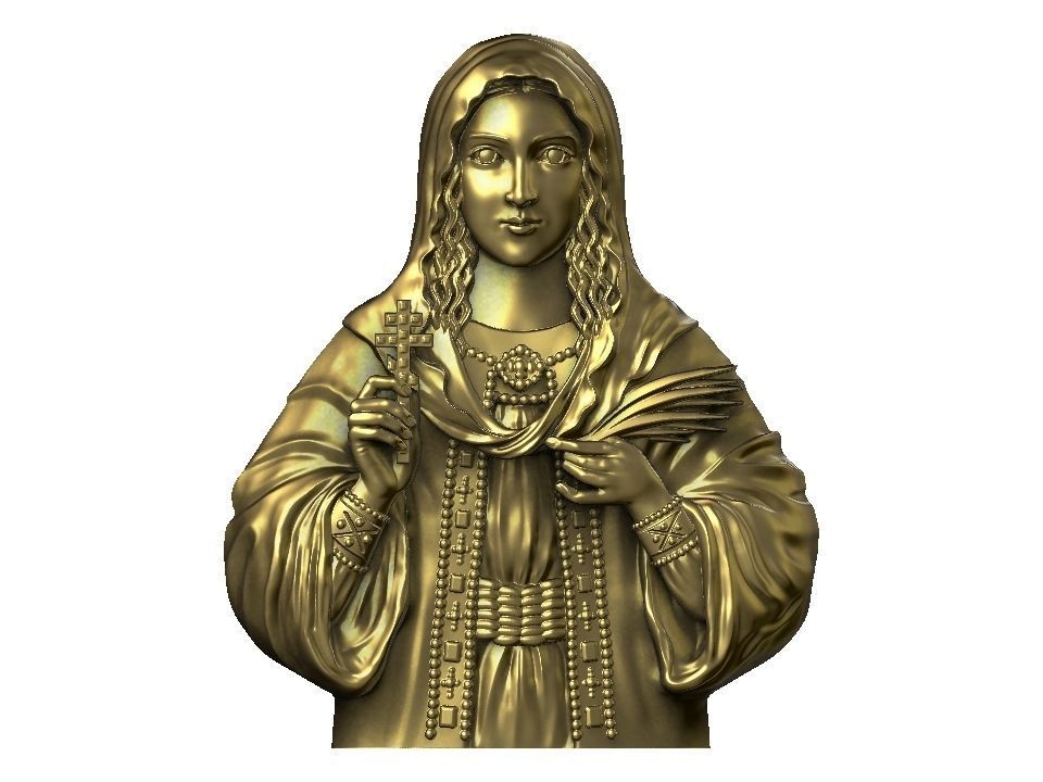Saint Tatiana pendant god Holy  3D print model_20