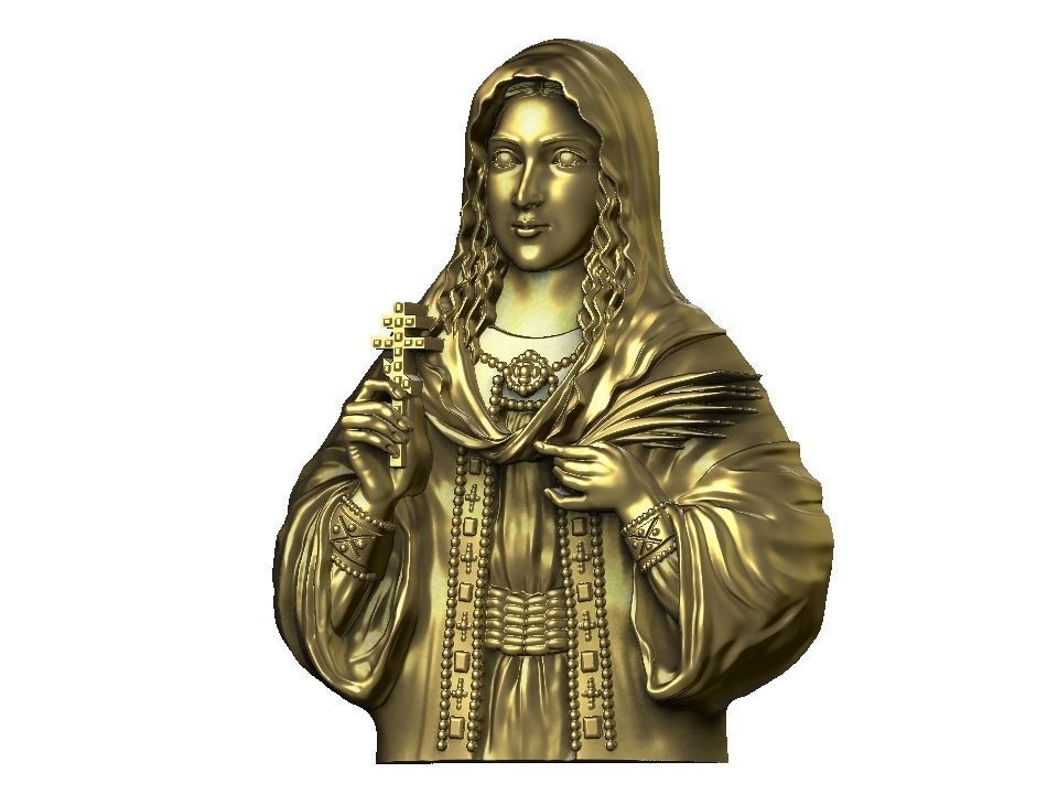 Saint Tatiana pendant god Holy  3D print model_15