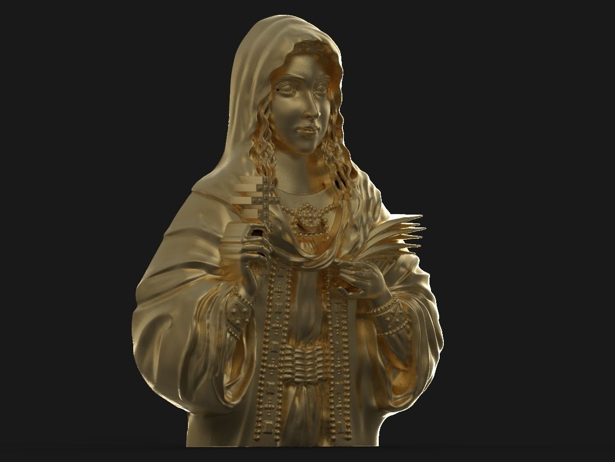 Saint Tatiana pendant god Holy  3D print model_11