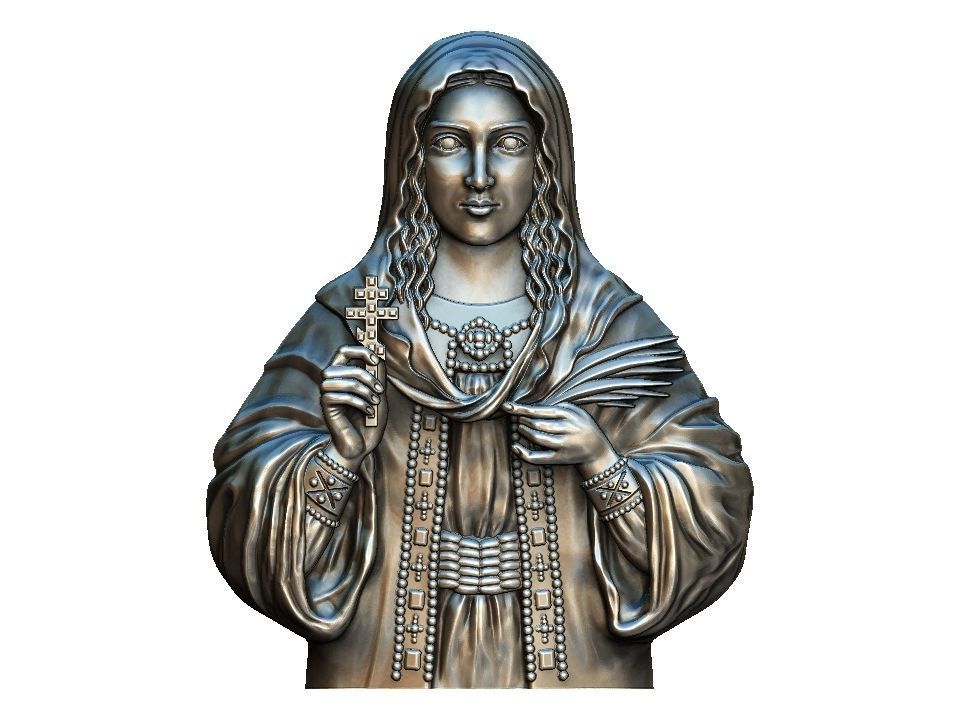 Saint Tatiana pendant god Holy  3D print model_1