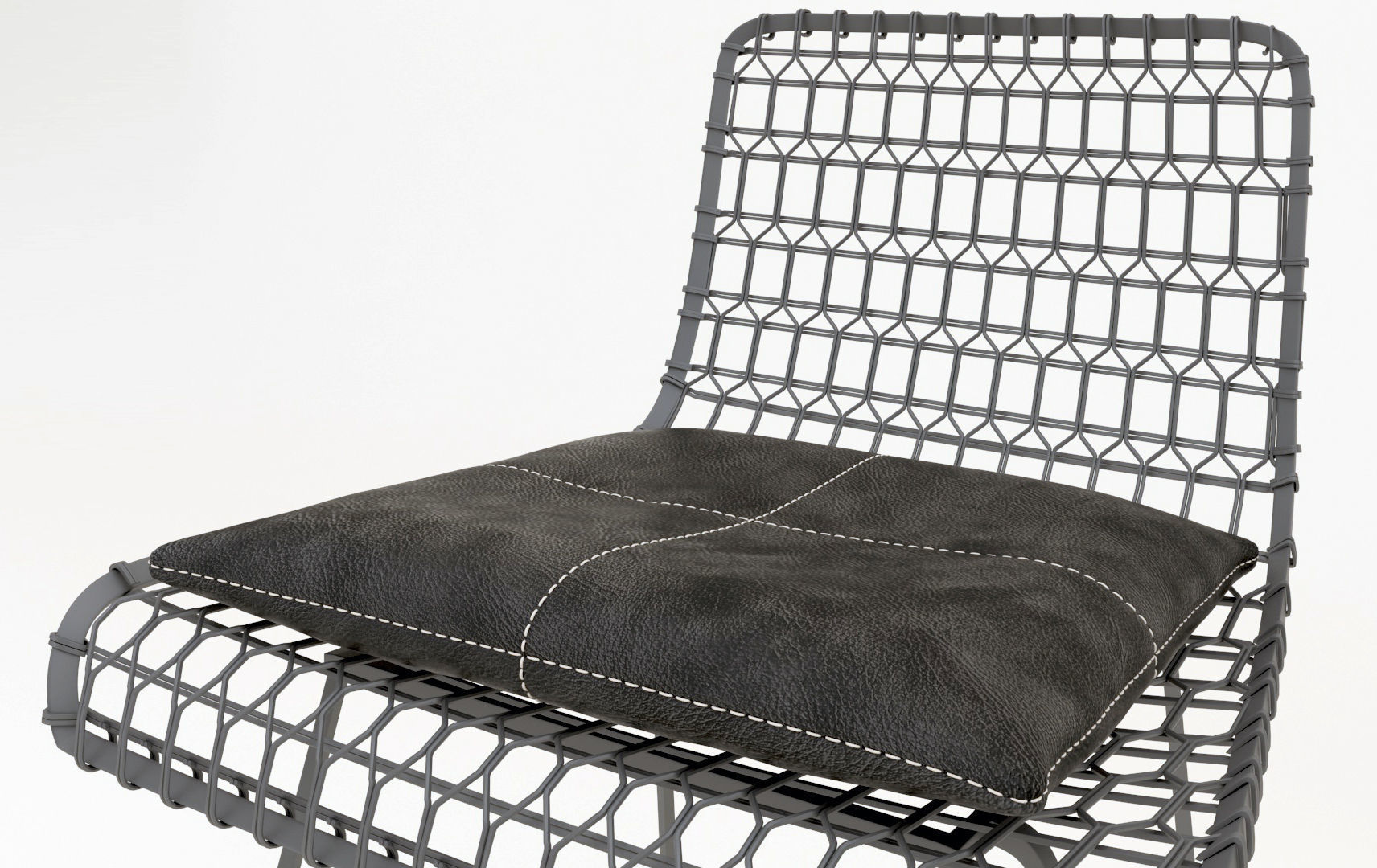 Wire Bar Chair 3D model_14