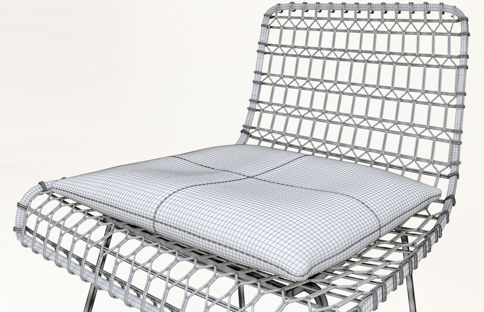 Wire Bar Chair 3D model_17
