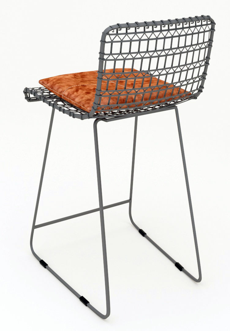 Wire Bar Chair 3D model_5