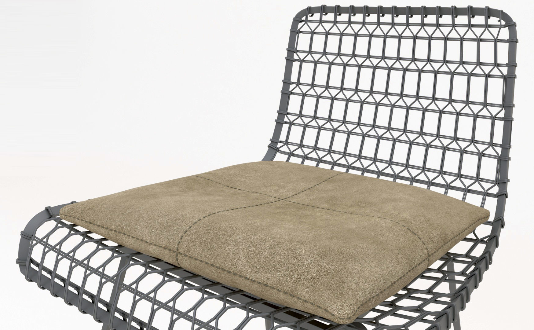 Wire Bar Chair 3D model_10
