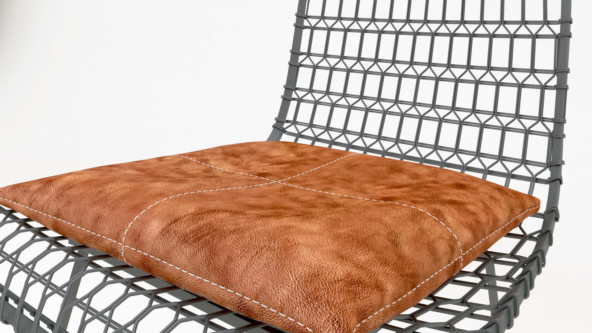 Wire Bar Chair 3D model_9