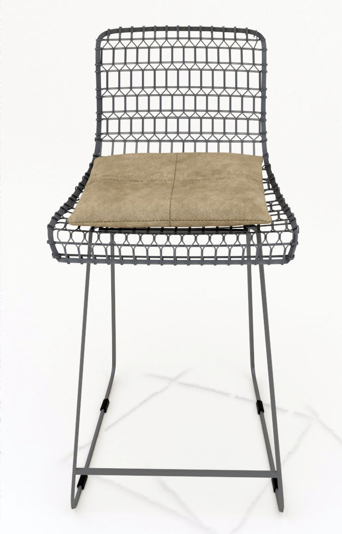 Wire Bar Chair 3D model_7