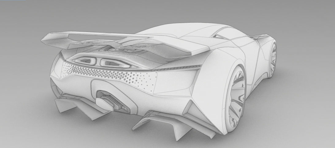 Audi FSS Quarantine concept Low-poly 3D model_6