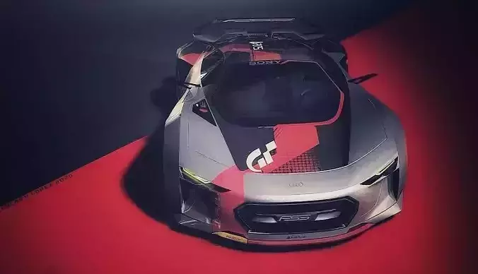 Audi FSS Quarantine concept Low-poly 3D model