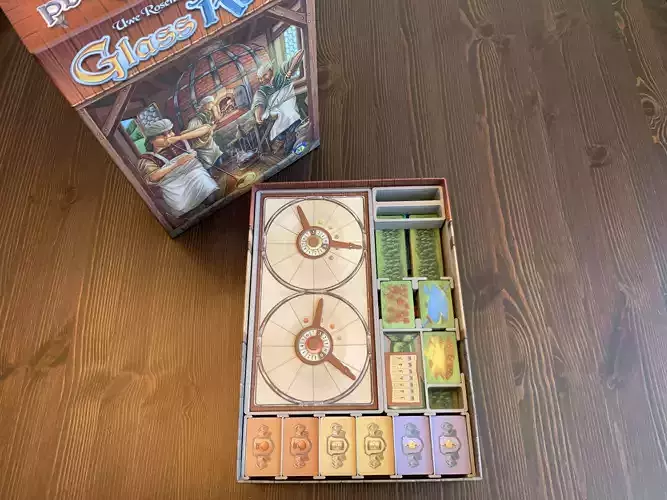 Glass Road Board Game Organizer Insert 3D print model
