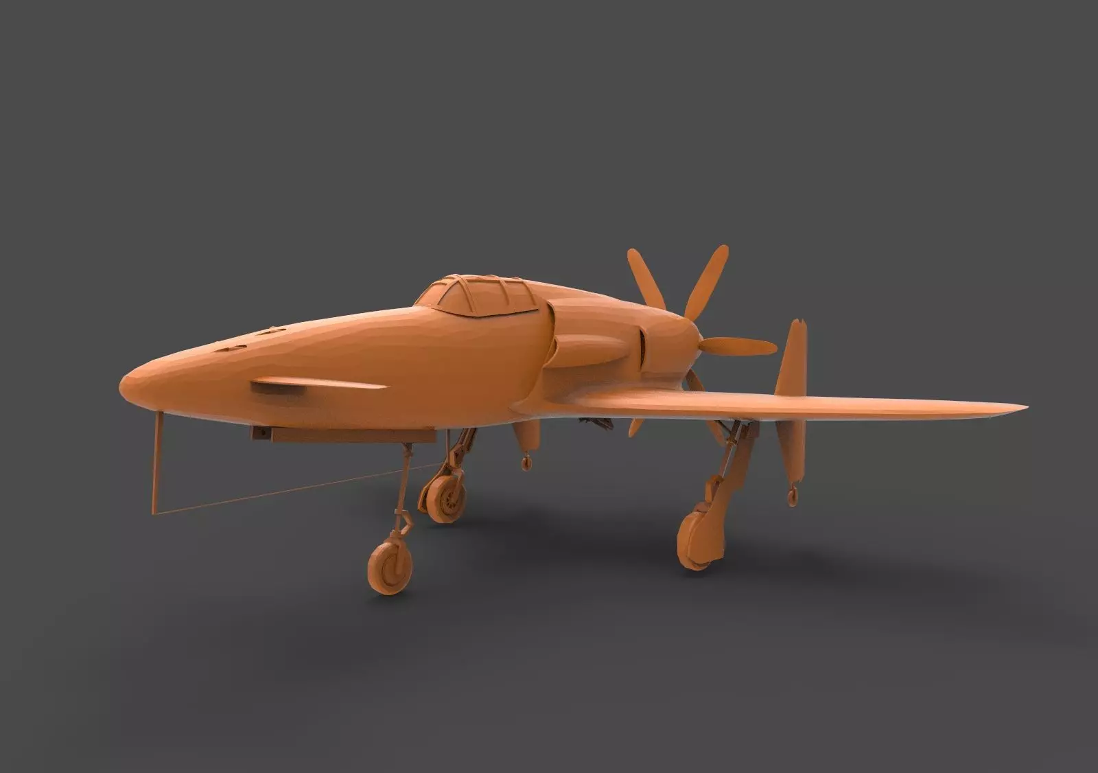 Kyushu J7W Shinden 3D print model_0