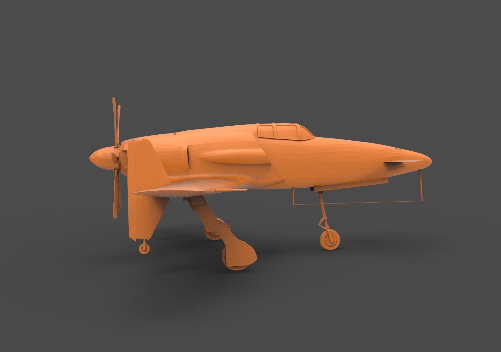 Kyushu J7W Shinden 3D print model_3