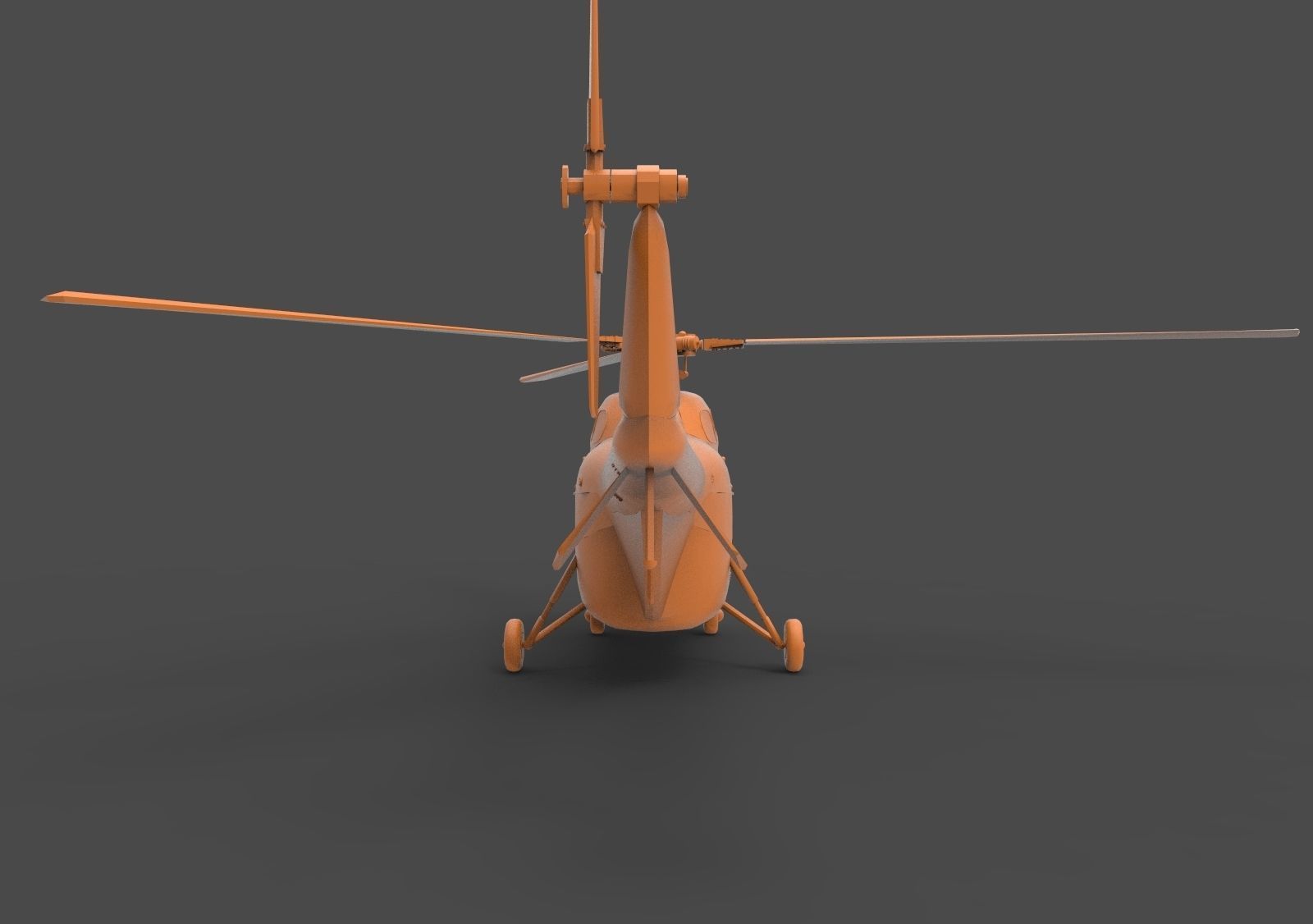 Sikorsky H-19 3D print model_5