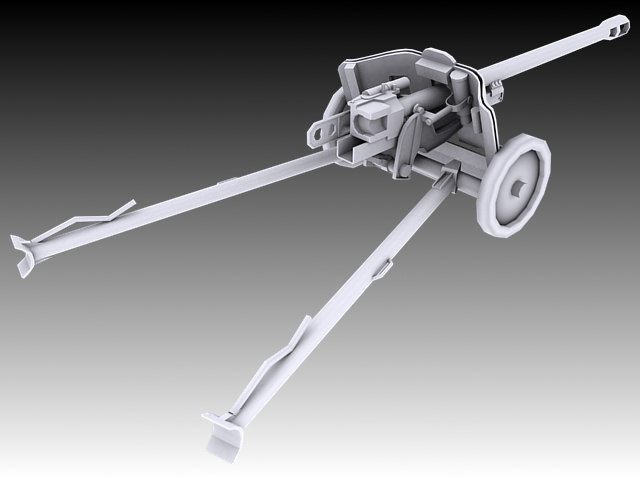 Pak 38 3D model_5