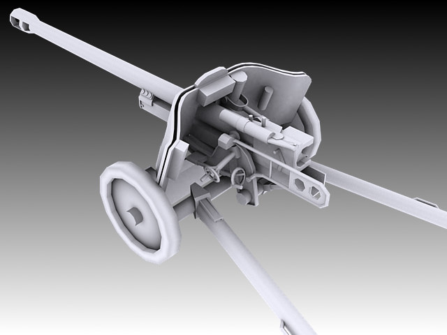 Pak 38 3D model_4