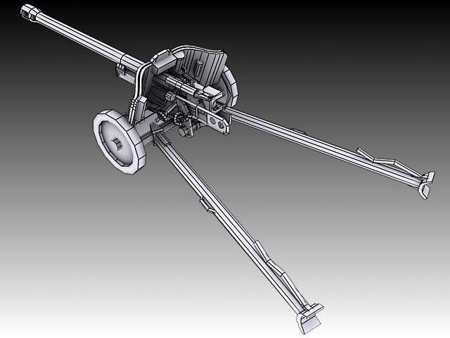 Pak 38 3D model_2