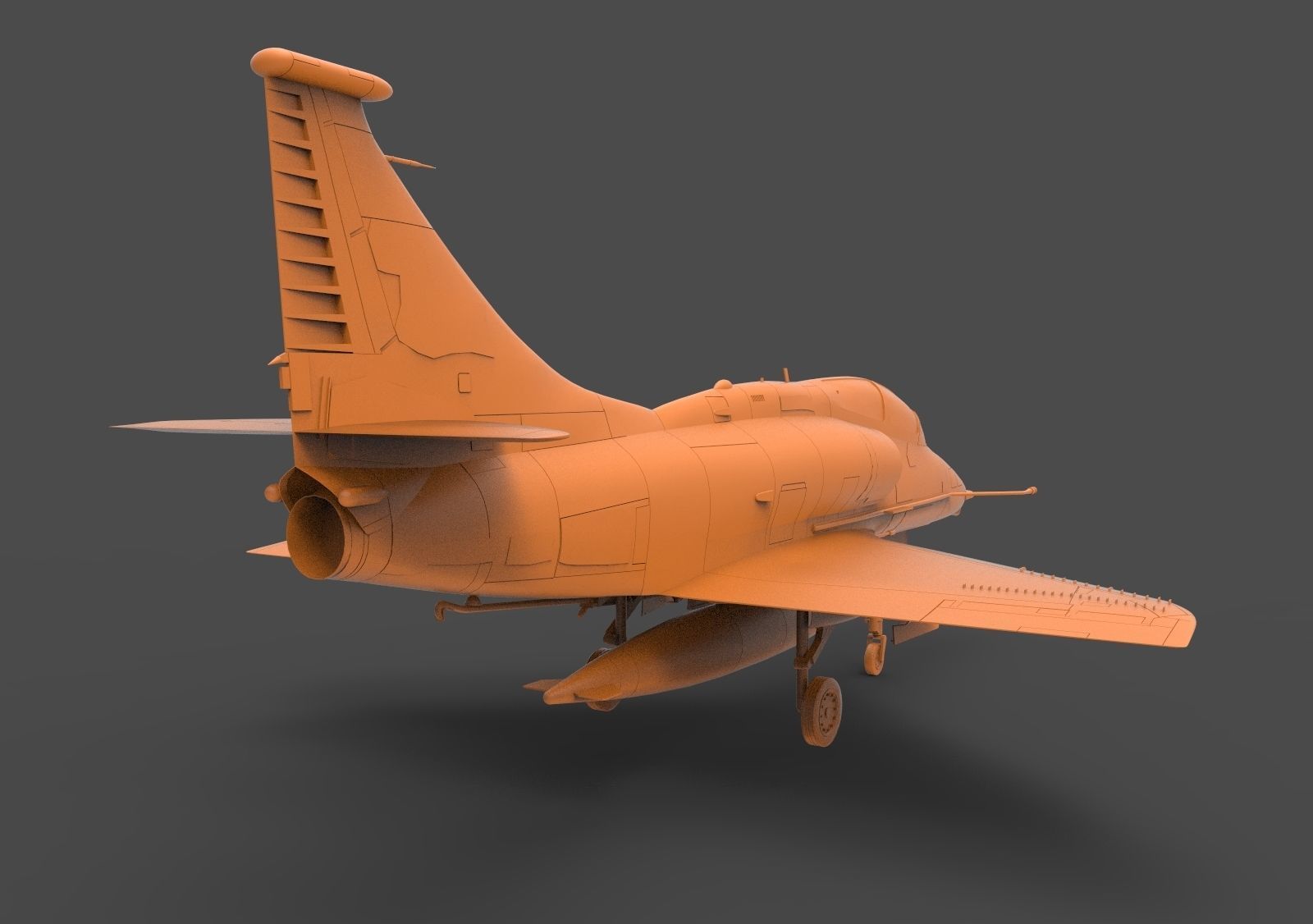 L-39 Albatros 3D print model_4