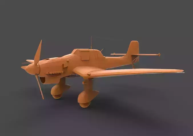 Junkers Ju 87 3D print model
