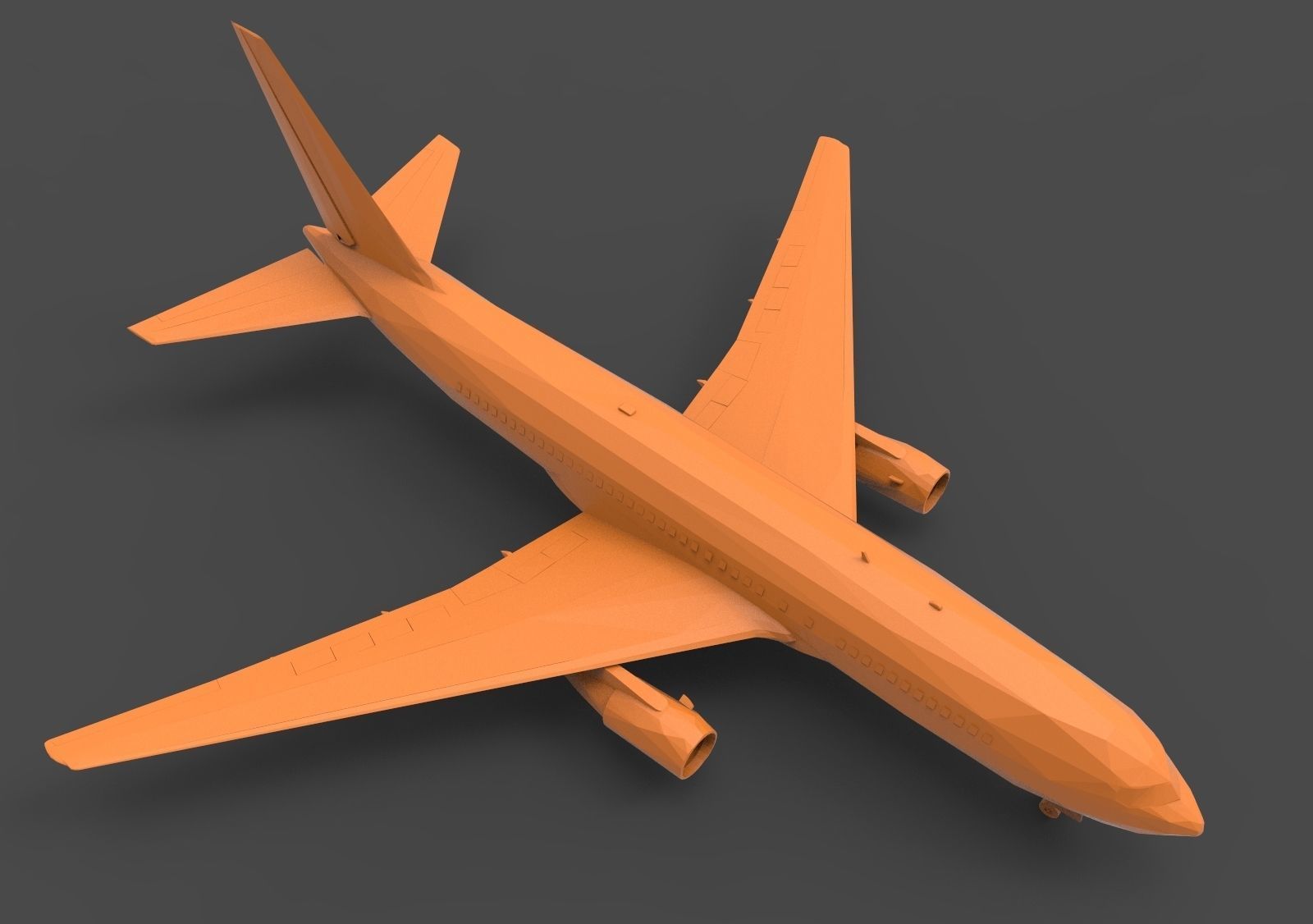 Boeing 767 3D print model_7