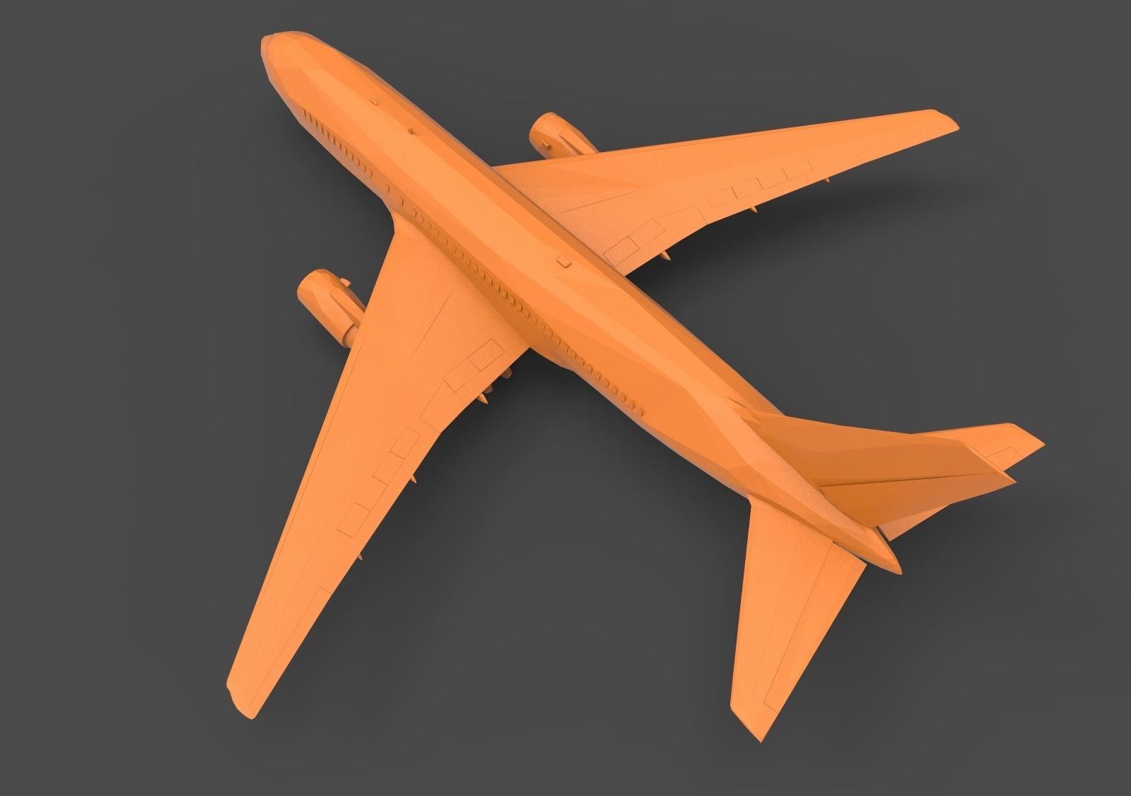 Boeing 767 3D print model_6