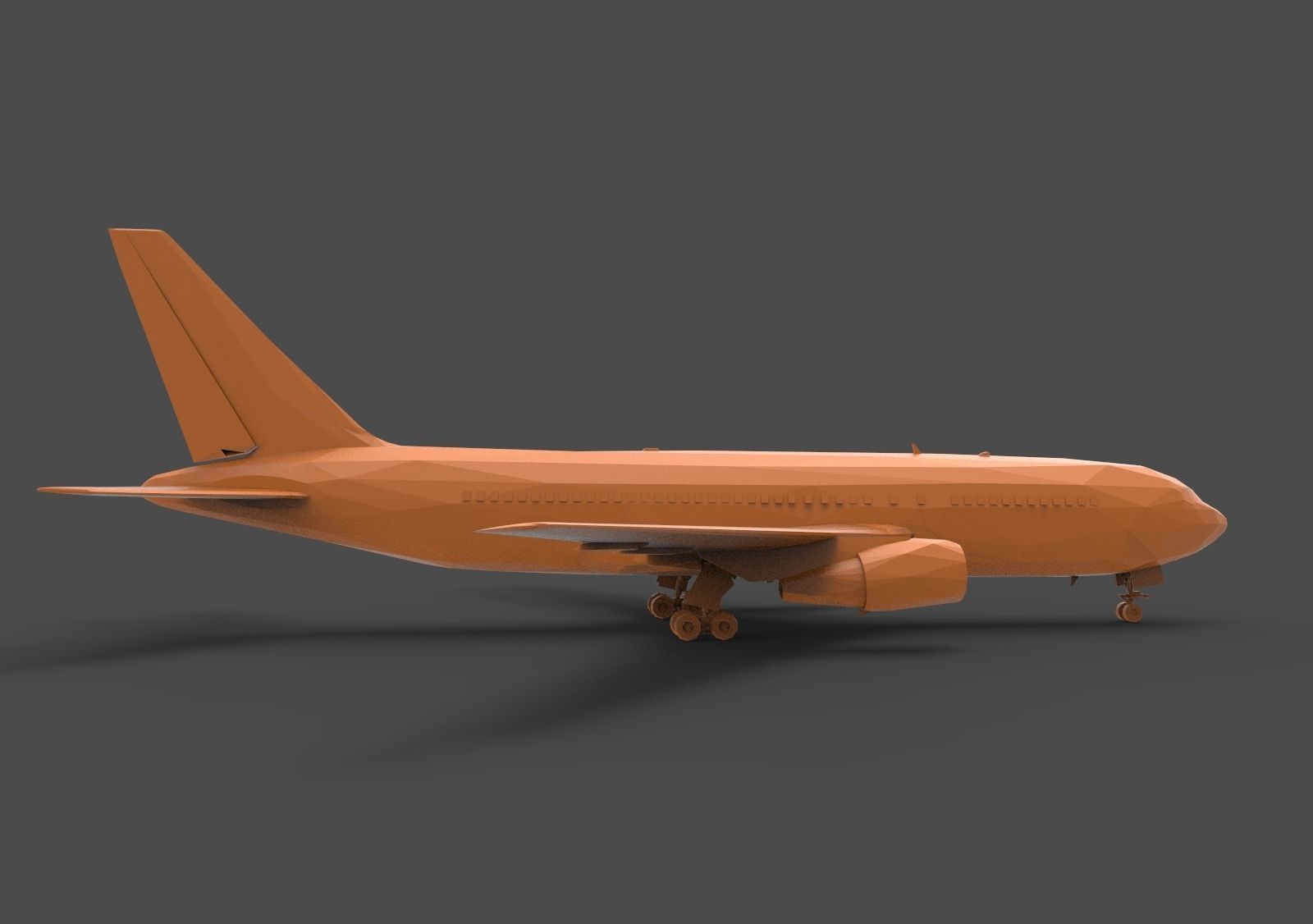 Boeing 767 3D print model_3