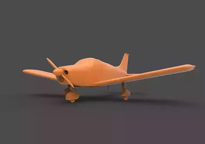 Airplane T orange
