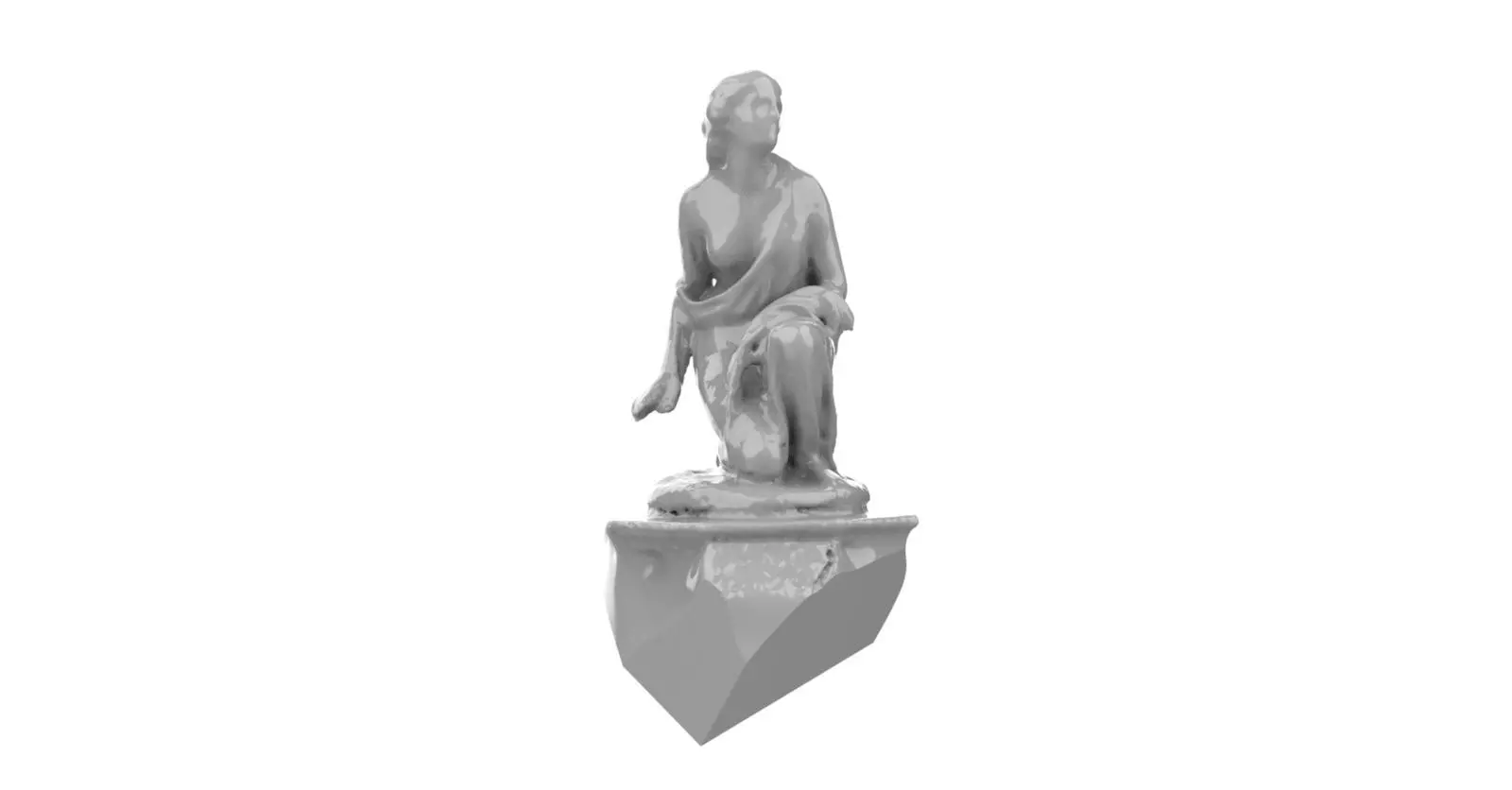 Ruth Gleaning Sculpture - 1848 3D model