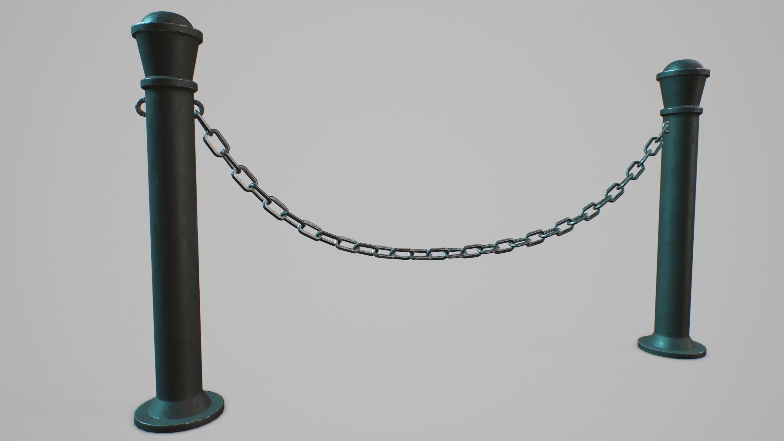 STREET BARRIERS PACK 3D Model Collection_1