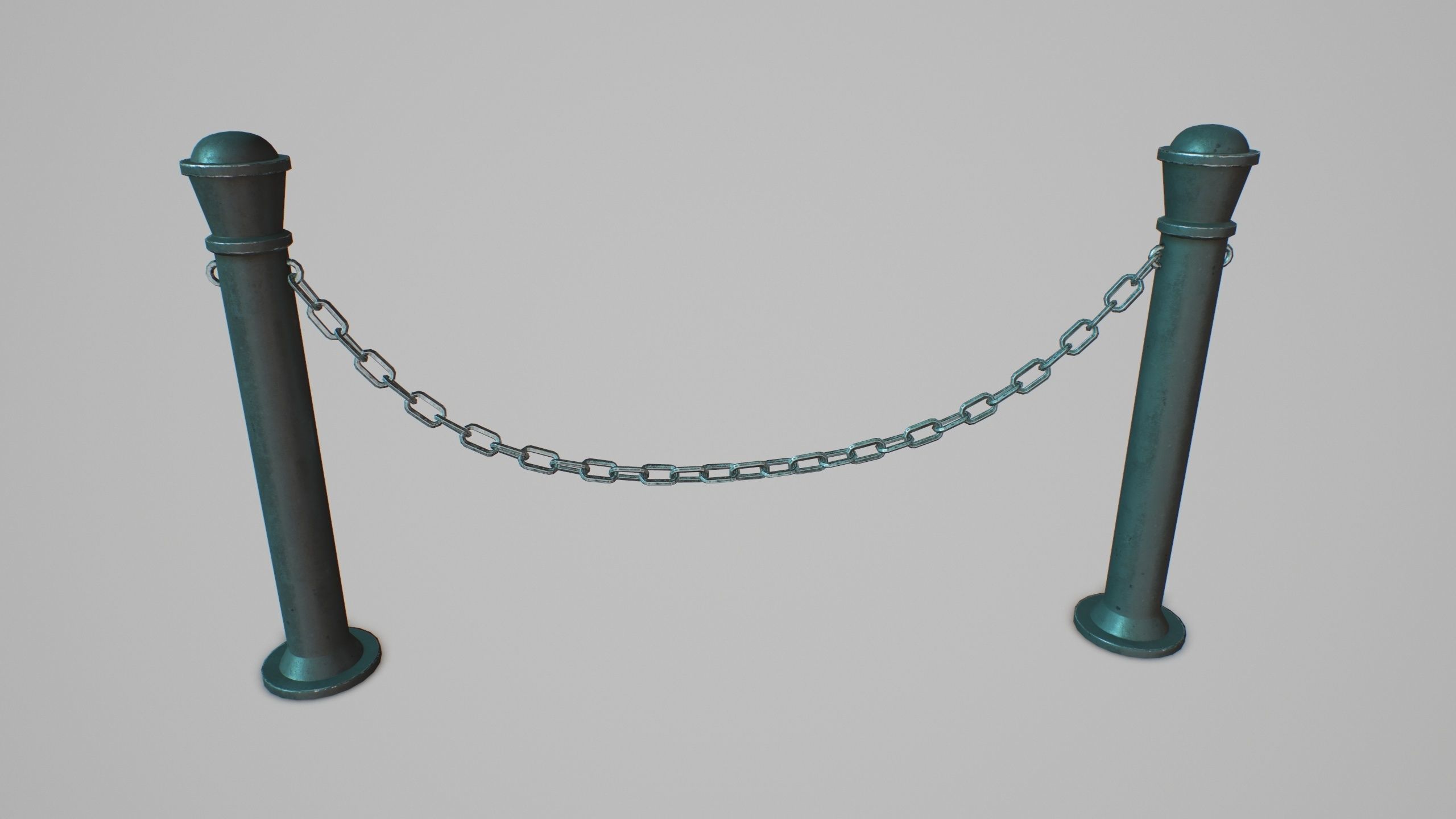 STREET BARRIERS PACK 3D Model Collection_3