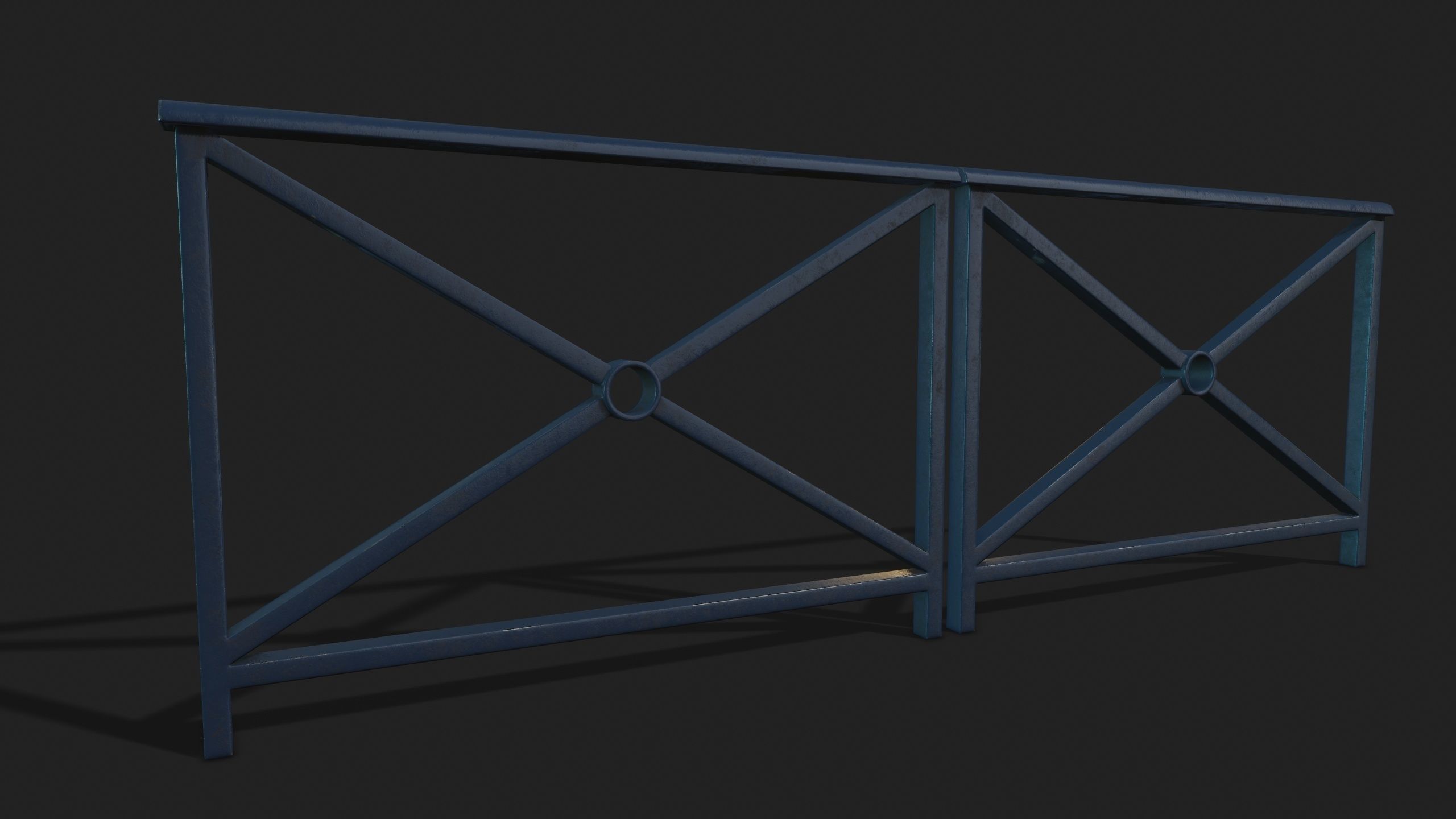 STREET BARRIERS PACK 3D Model Collection_7