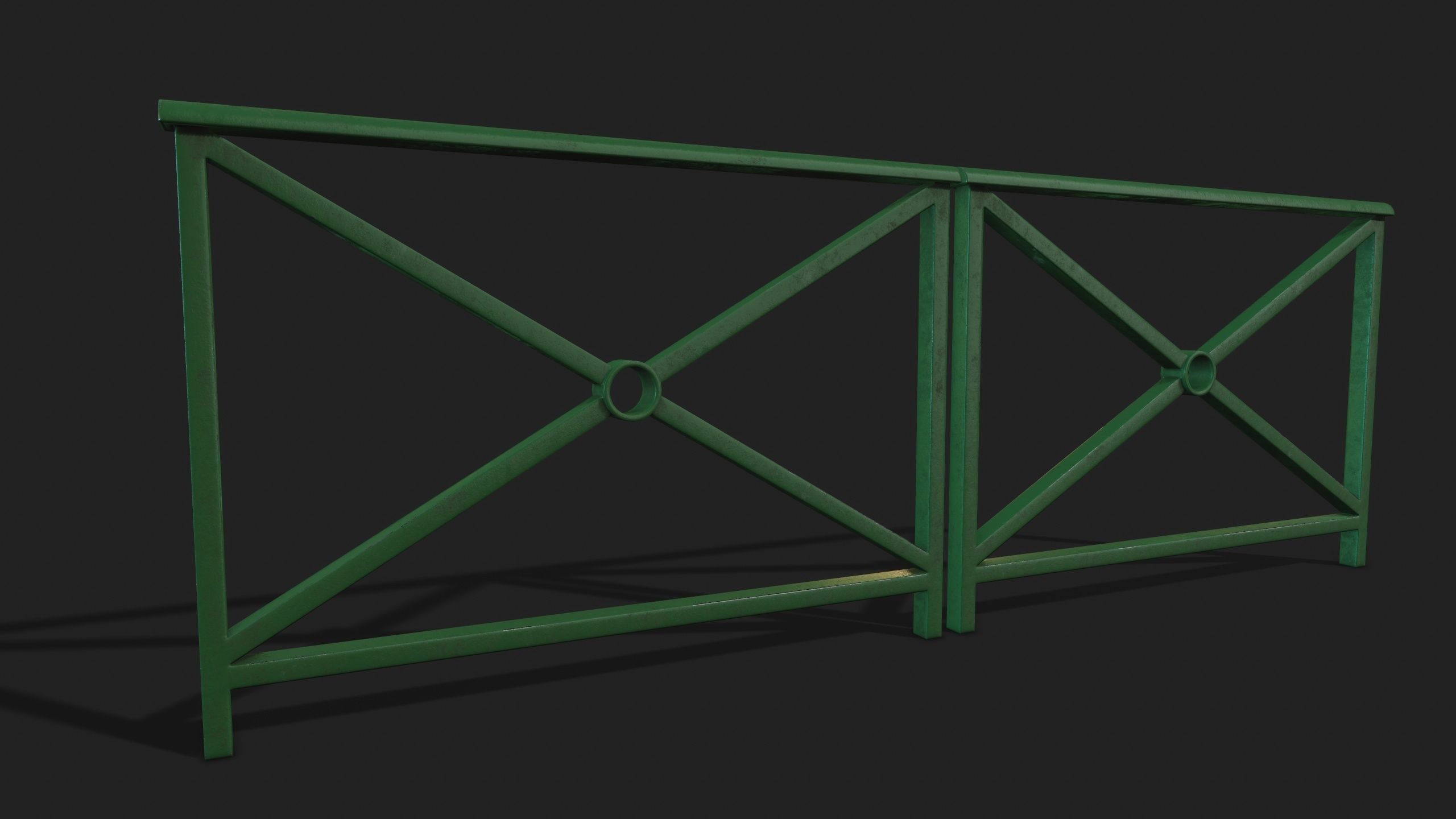 STREET BARRIERS PACK 3D Model Collection_5