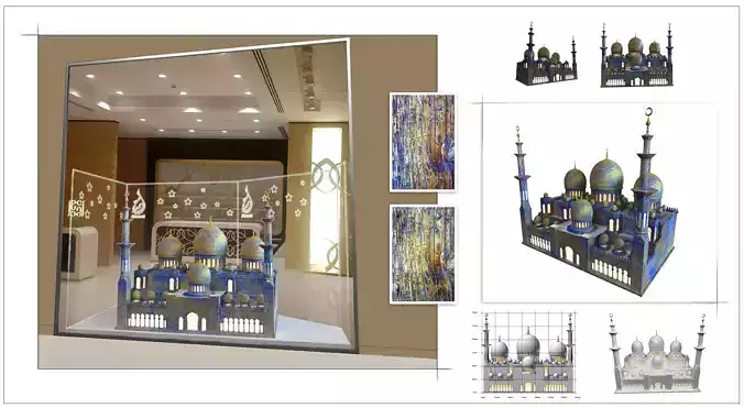 Sheikh Zayed Mosque 3d 3D model