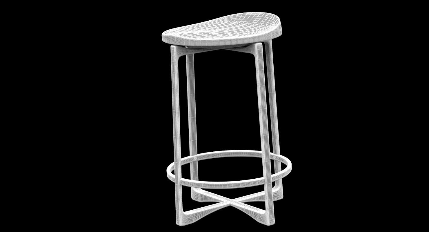 Pepper Counterstool Holly Hunt 3D model_6