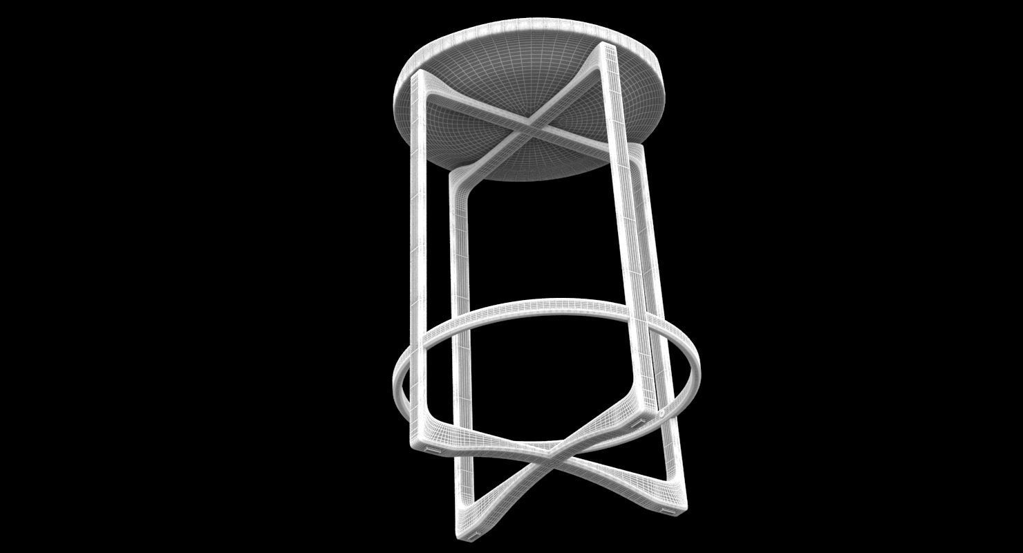 Pepper Counterstool Holly Hunt 3D model_7
