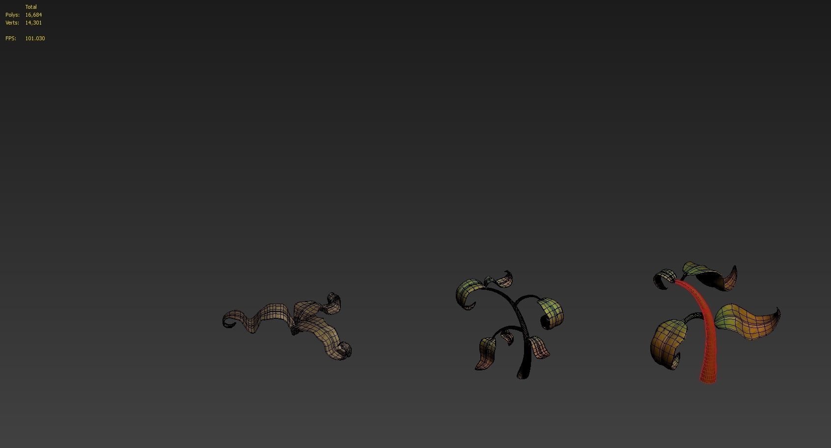 plant cartoon 3D model_6