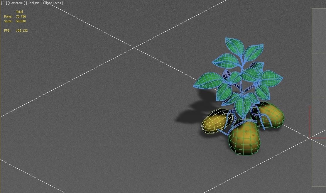 plant cartoon 3D model_11