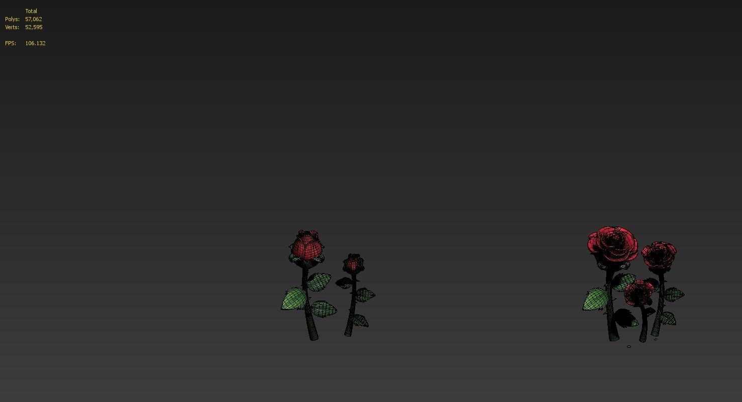 plant cartoon 3D model_9