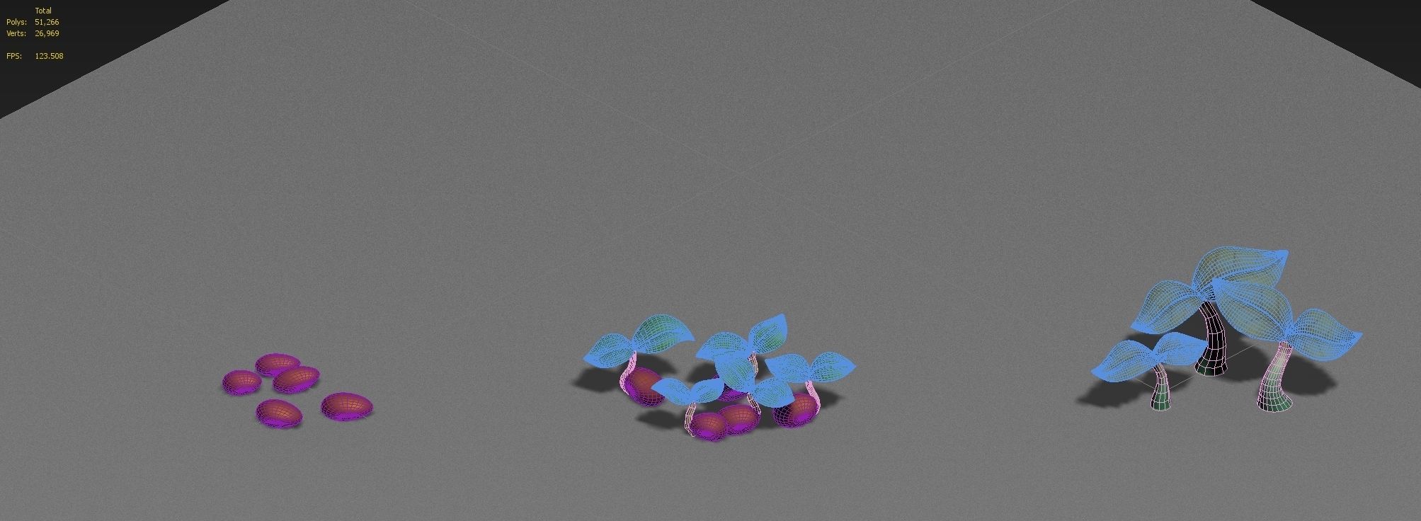 plant cartoon 3D model_17