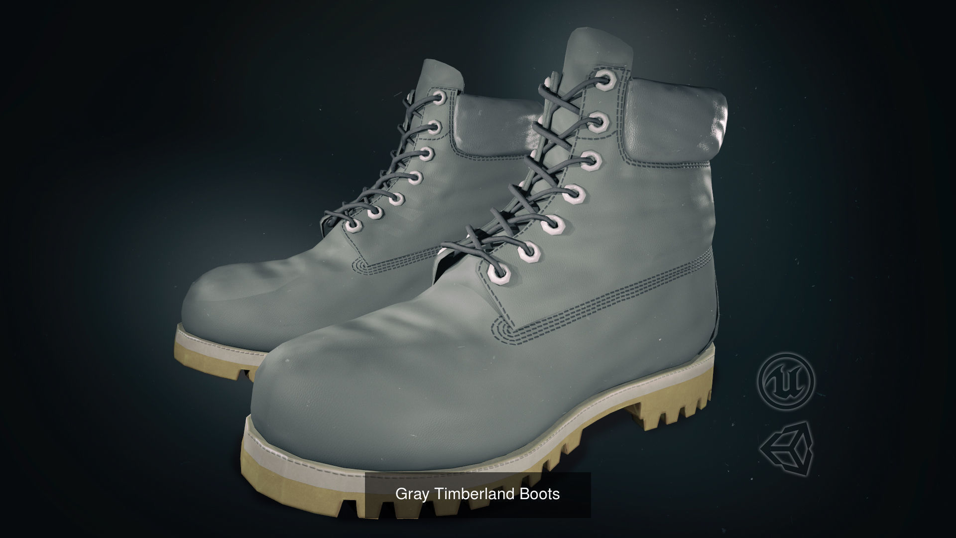 15 Male and Female Boots 3D Model Collection_19