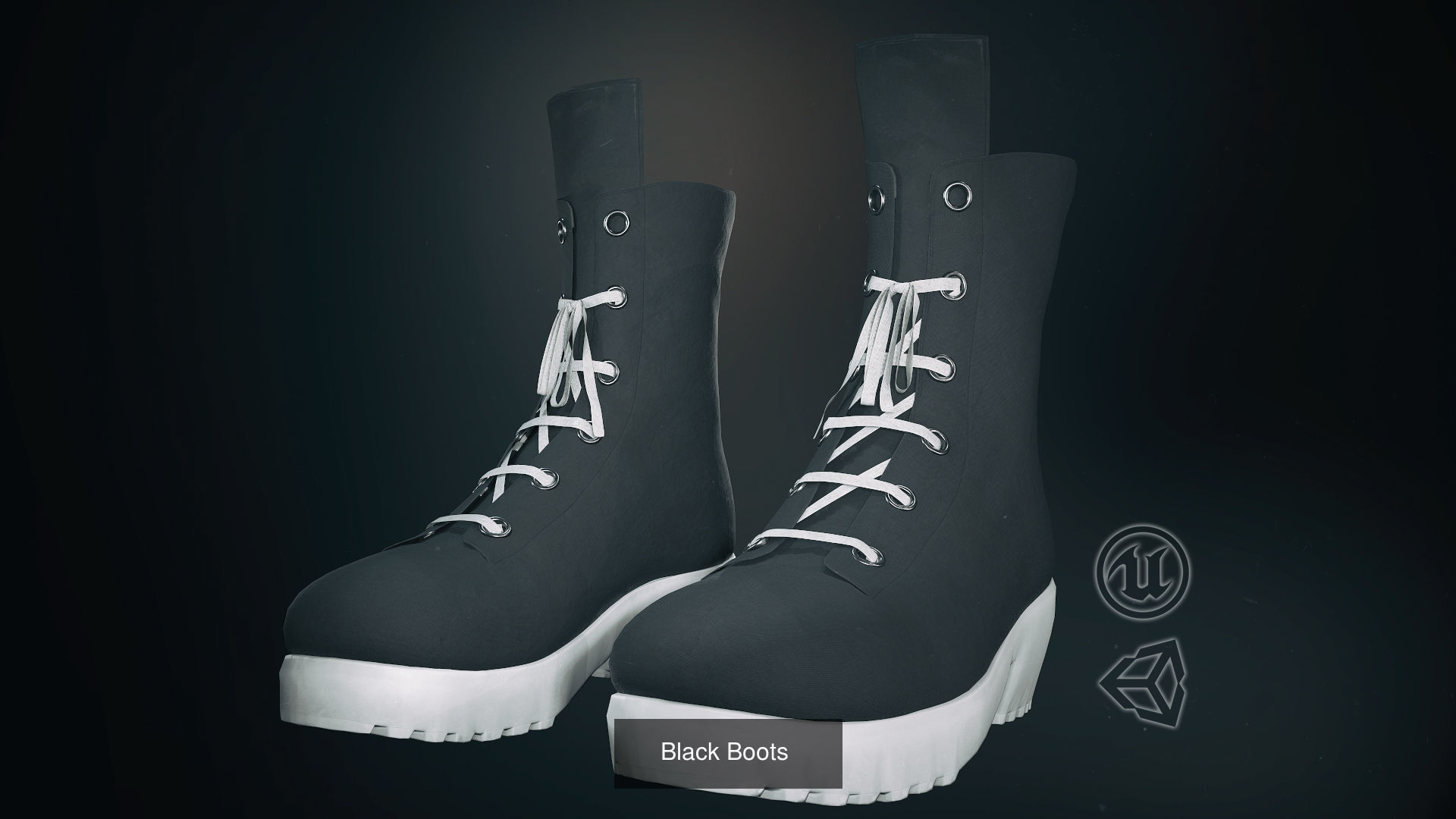 15 Male and Female Boots 3D Model Collection_13