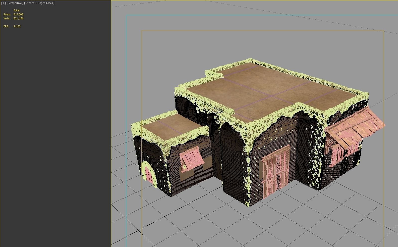 dirt House 3D model_2
