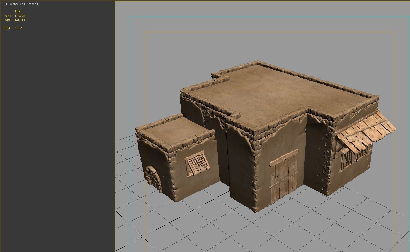 dirt House 3D model_3