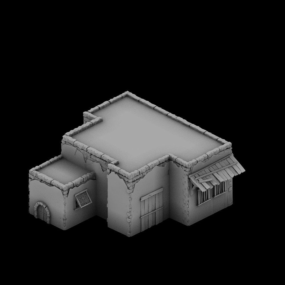 dirt House 3D model_1