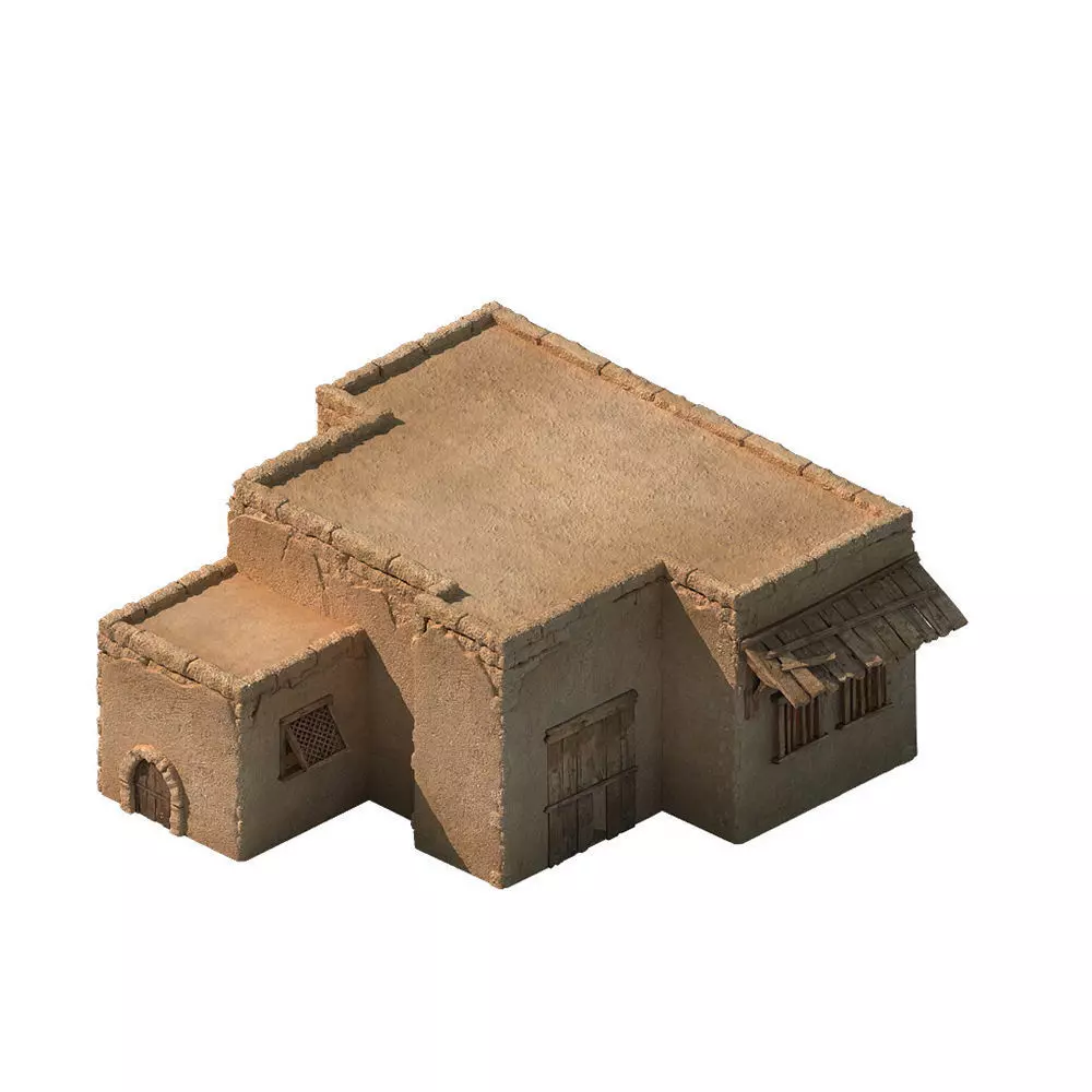 dirt House 3D model_0