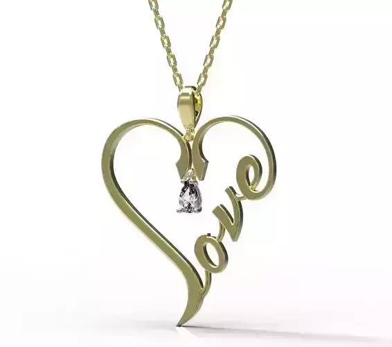 Pendant 3D print model