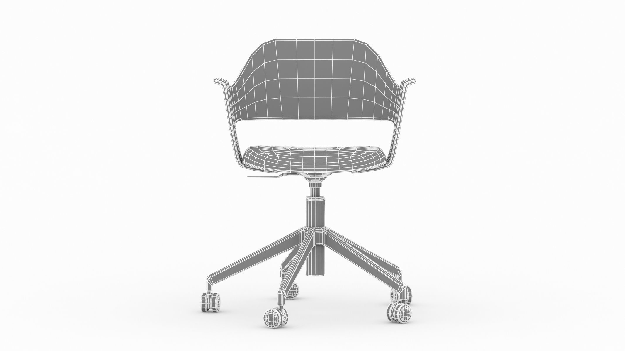 17 Office Chairs Collection 3D model_2