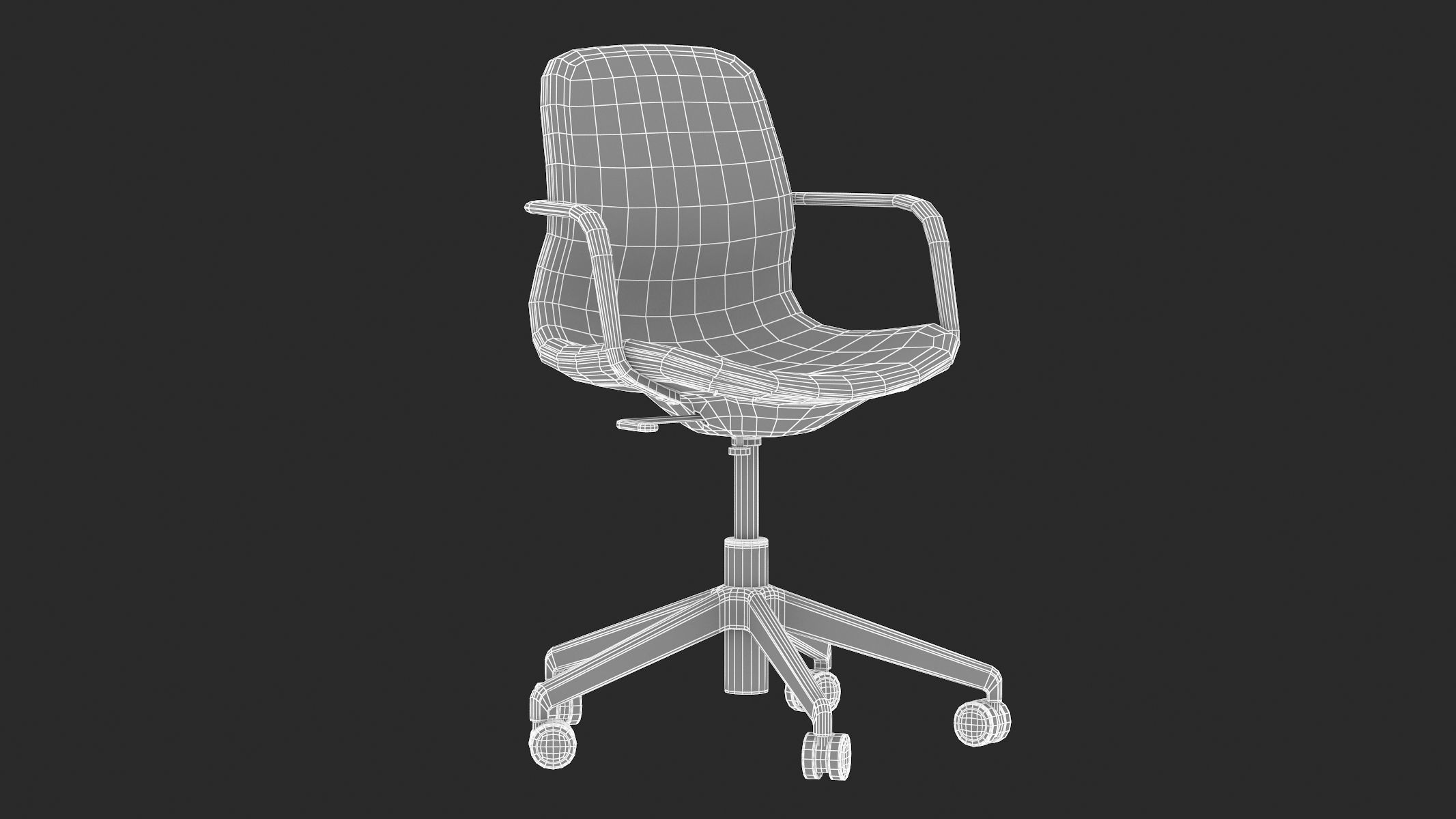 17 Office Chairs Collection 3D model_8