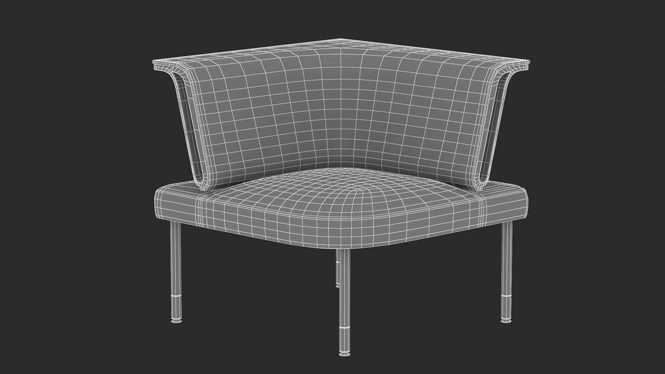 9 Office Workstation Collection 3D model_2