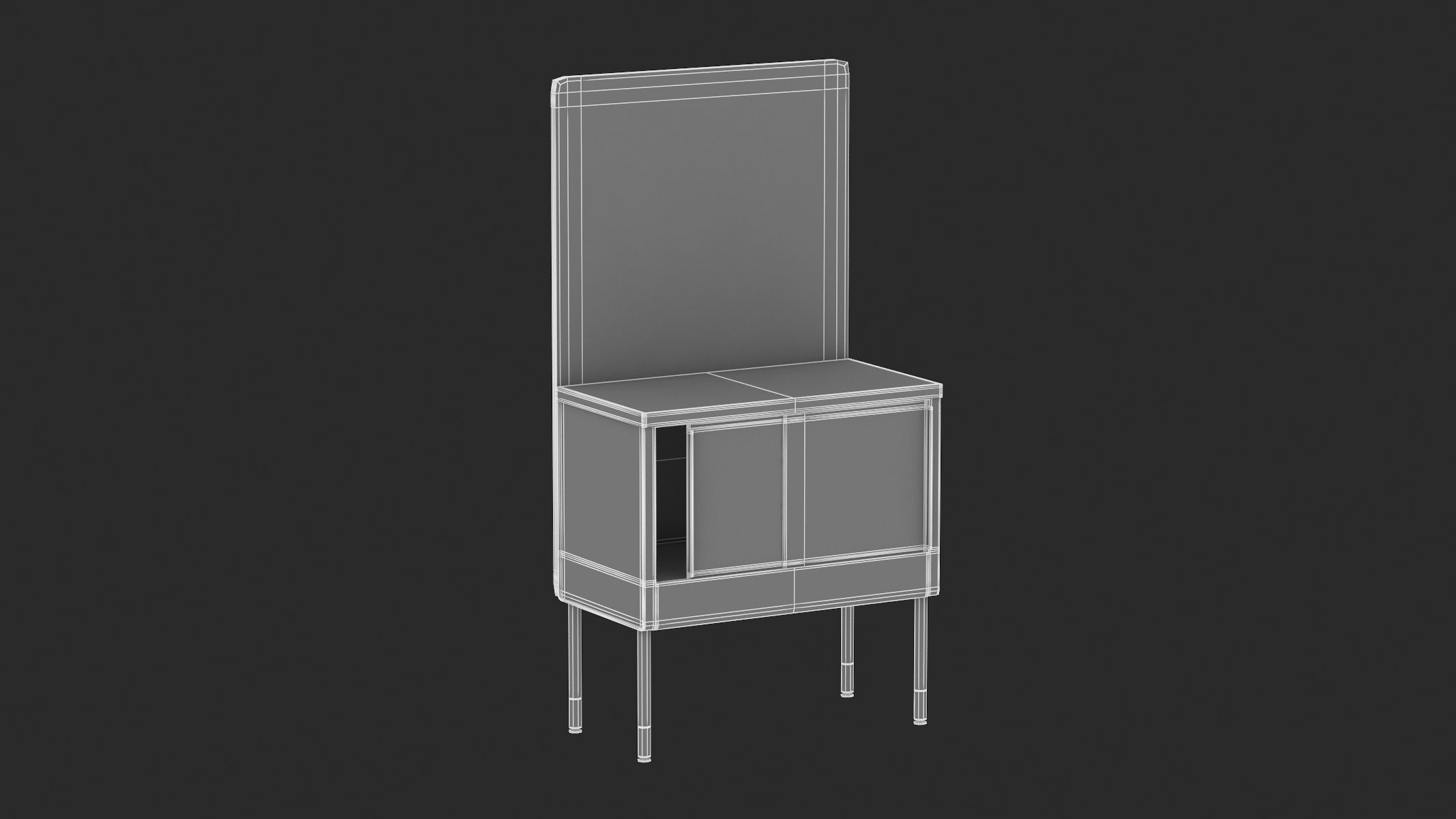 9 Office Workstation Collection 3D model_10