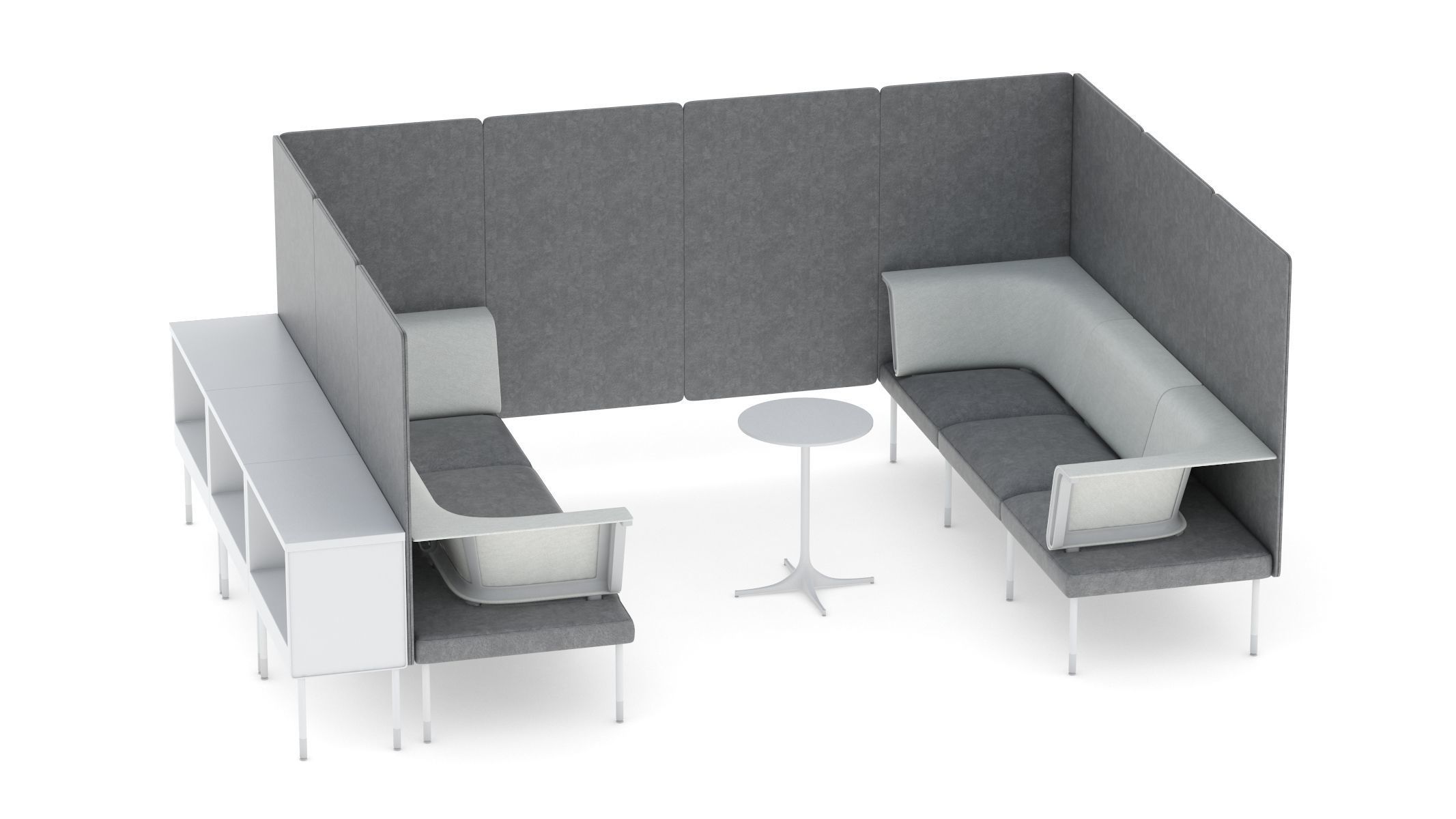 9 Office Workstation Collection 3D model_13