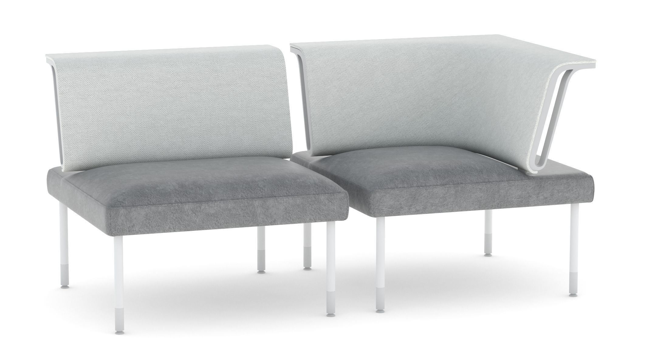 9 Office Workstation Collection 3D model_3